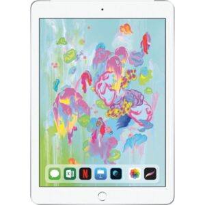 Apple iPad 6th Gen 32GB Wi-Fi Silver Acceptable